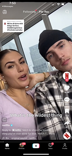 Netflix on TikTok