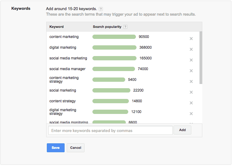 google keyword planner