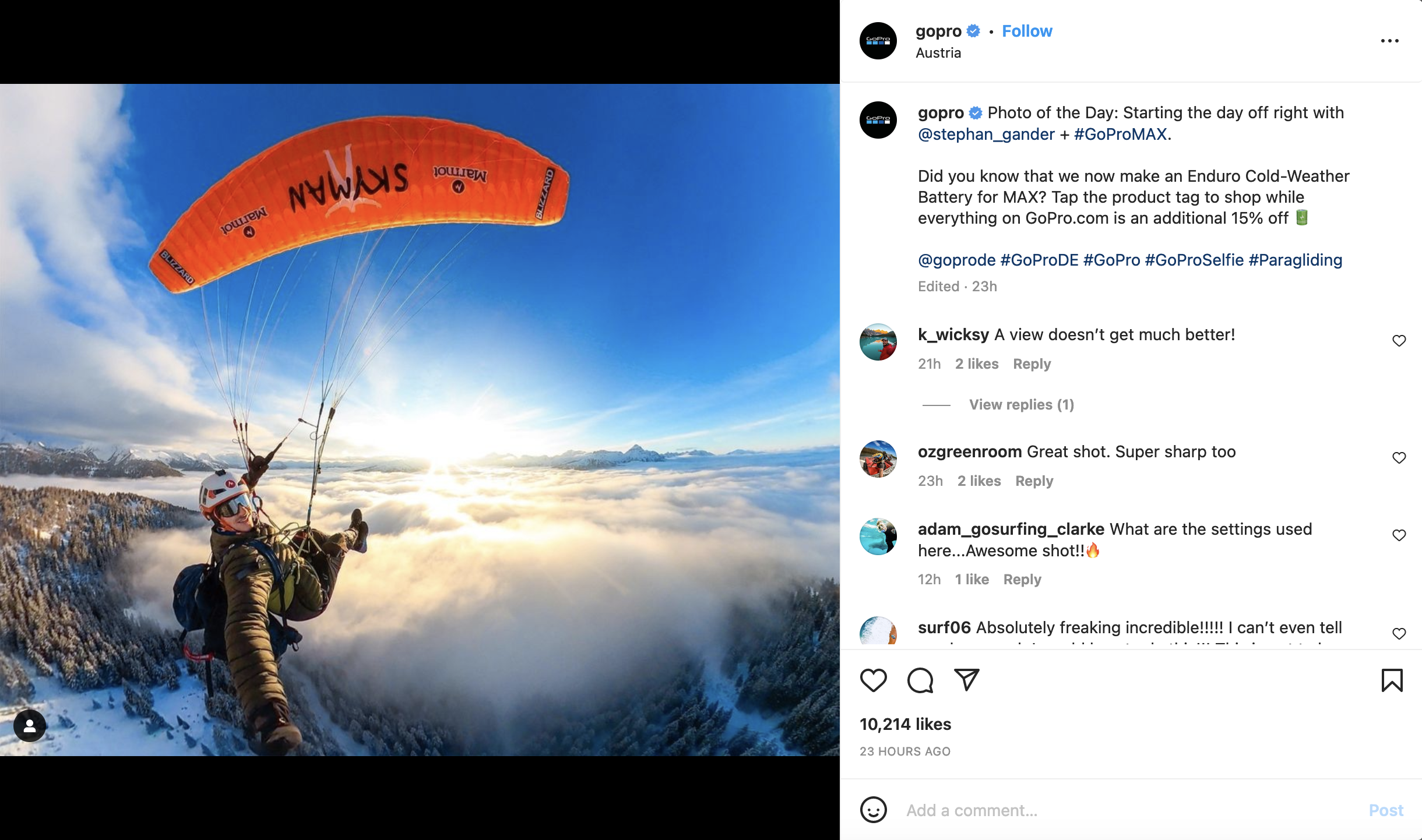 GoPro on Instagram