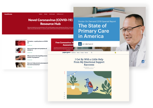 data reports health content