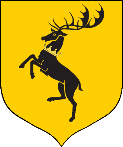 The House Baratheon sigil, Wikimedia commons