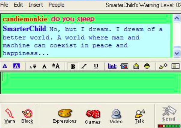 SmarterChild chatbot