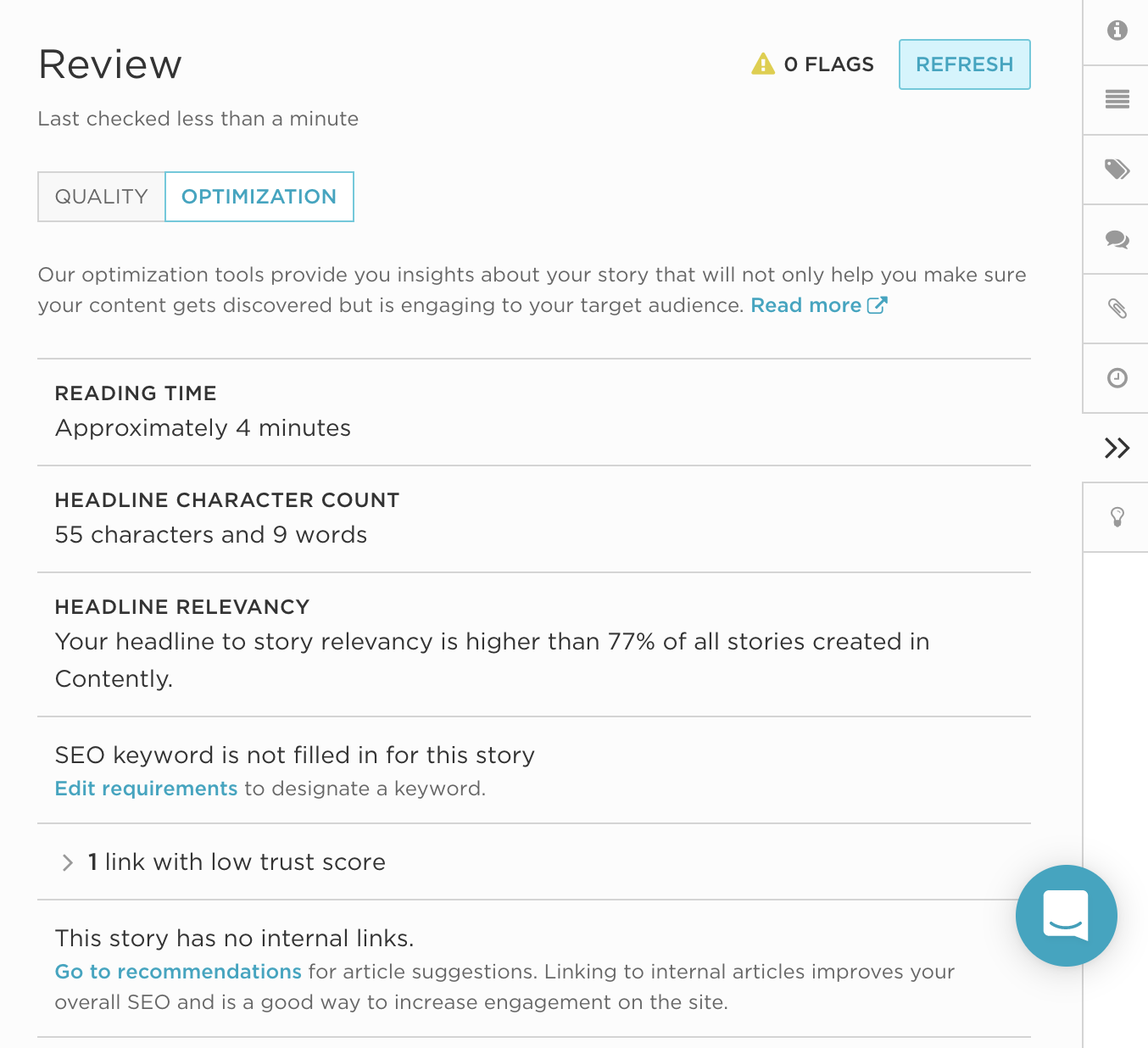 content optimization suggestions