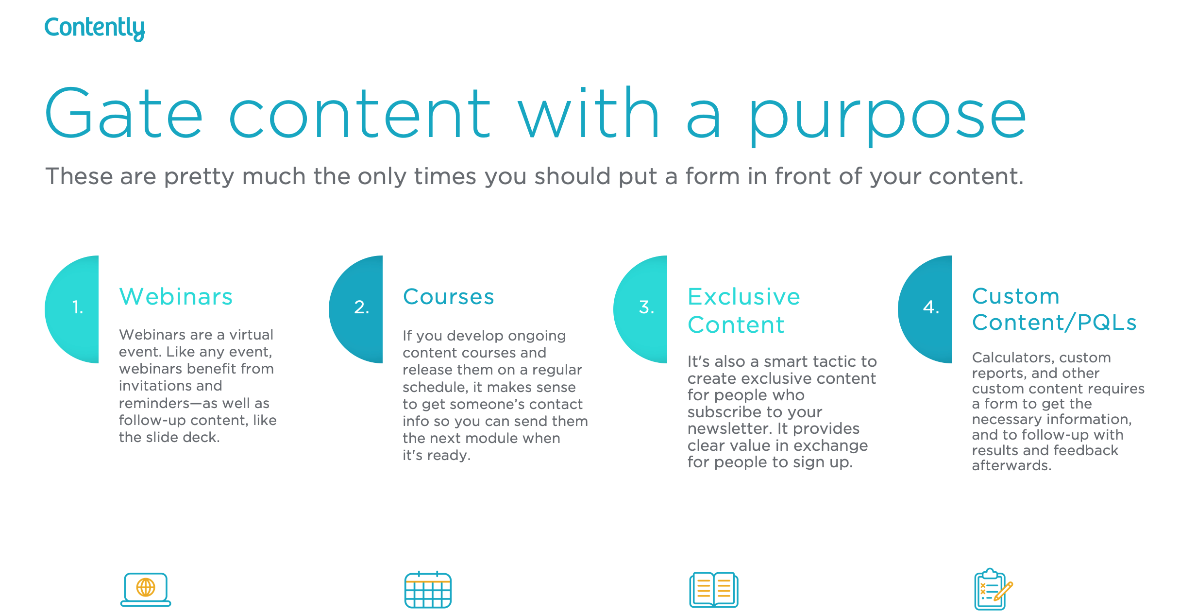 purpose to gate content